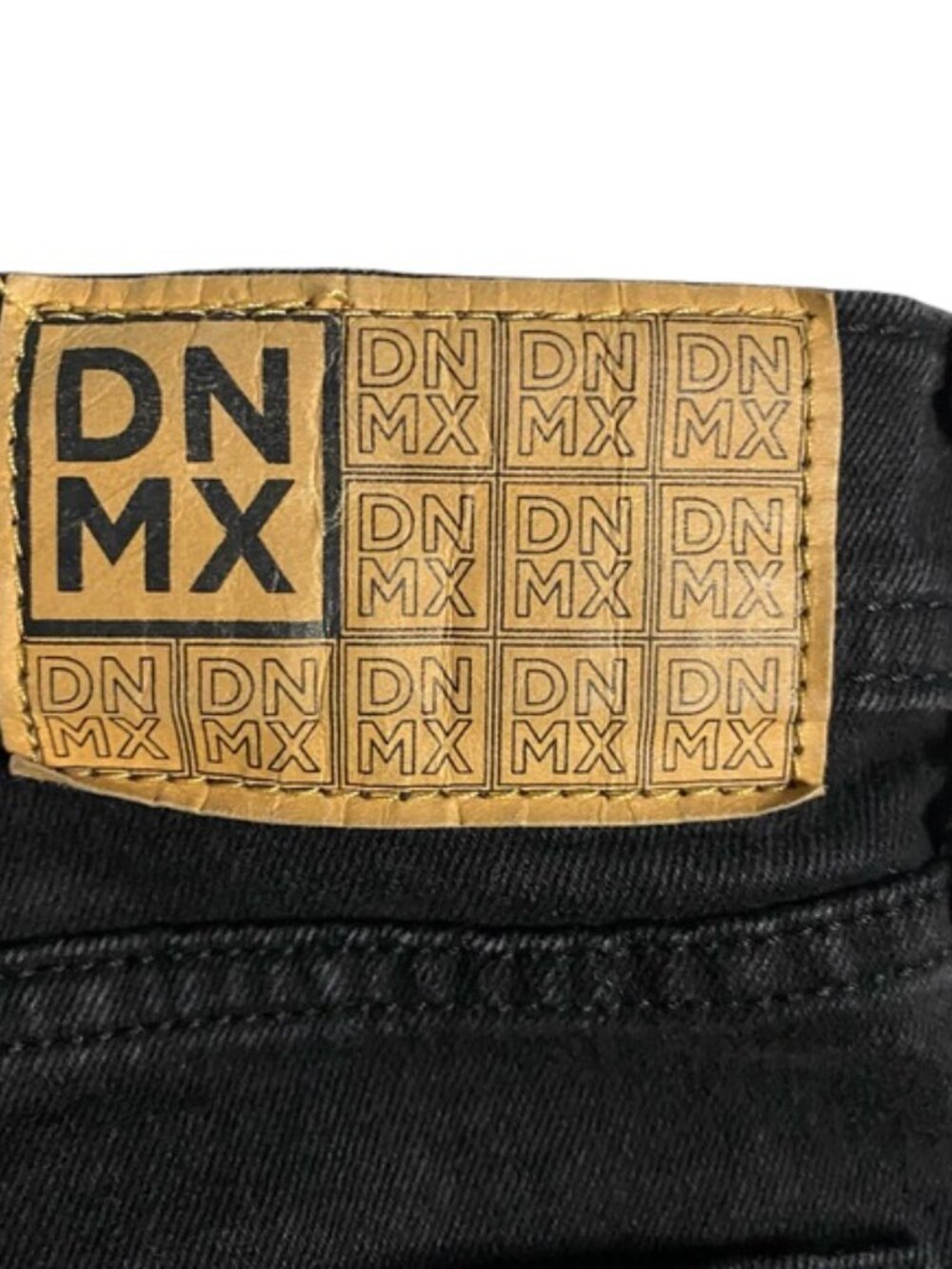 DNMX Men's Black Casual Skinny Denim Jeans - Picture 5 of 7